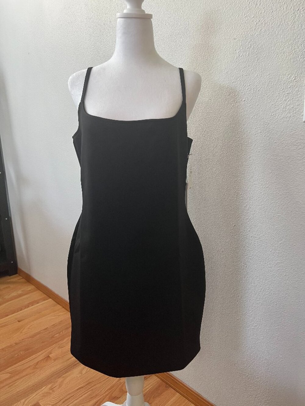 BRAND NEW GOOD AMERICAN BLACK SCUBA DRESS size XL
